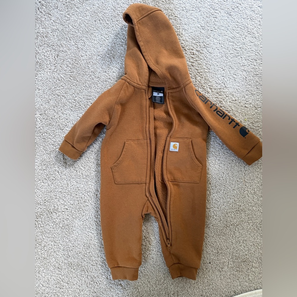 Carhartt baby Coverall in Brown 3m